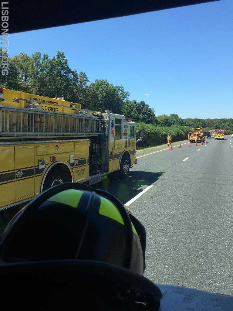 8/21/2015 MVC on I-70 near Carroll Line