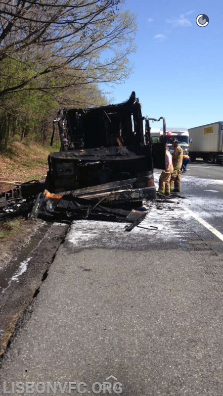 4/1/2016 Motorhome Fire on I-70