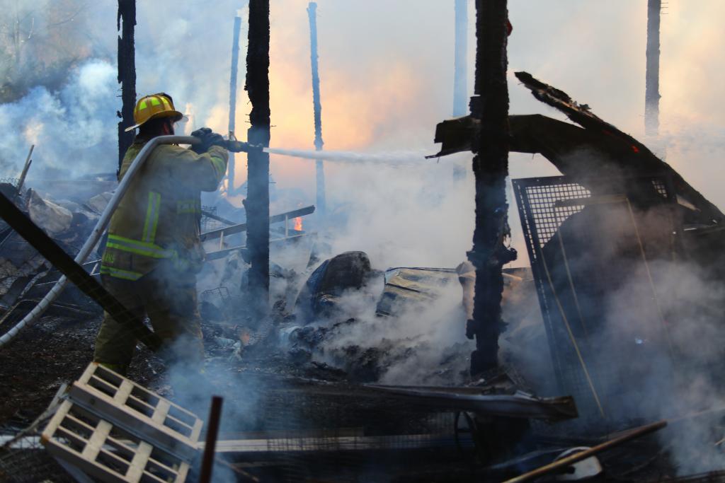 3/17/2019 Barn Fire 7700 Block Woodbine Rd