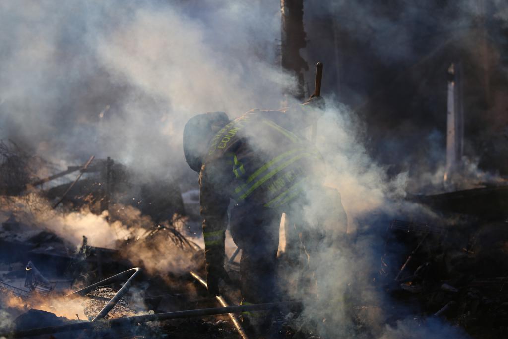 3/17/2019 Barn Fire 7700 Block Woodbine Rd