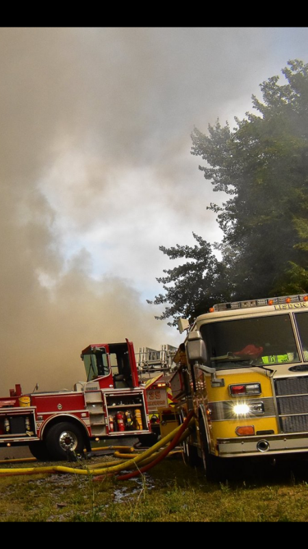 6/15/2017 Building Fire 1000 Block S Main St in Mt Airy