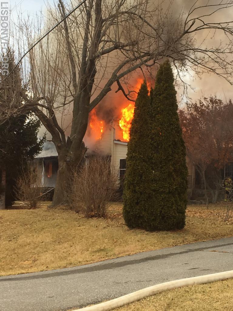 1/24/2018 House Fire Cabbage Springs Rd Mt. Airy