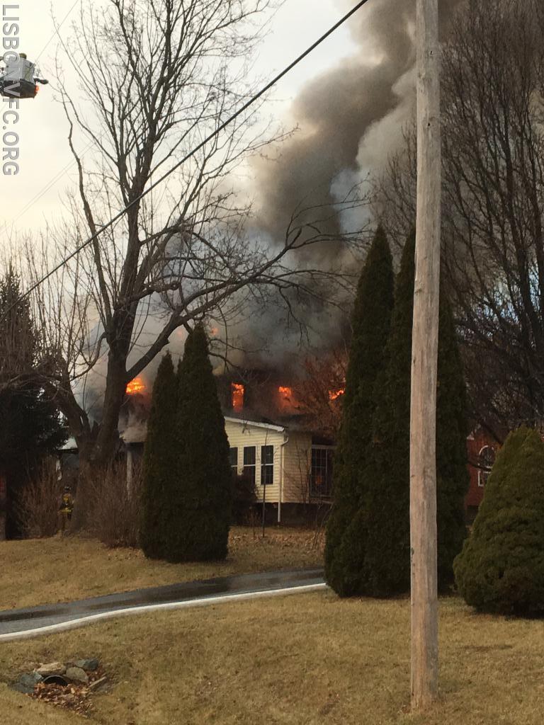 1/24/2018 House Fire Cabbage Springs Rd Mt. Airy