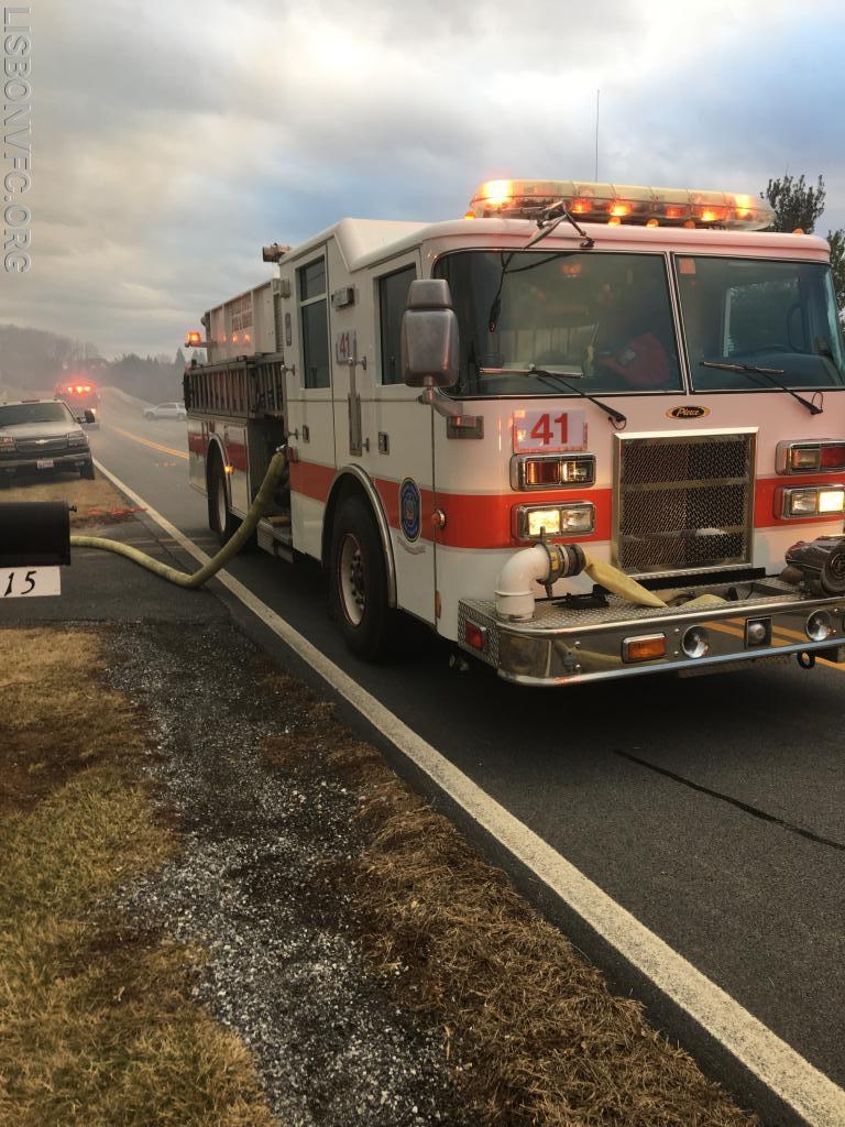 1/24/2018 House Fire Cabbage Springs Rd Mt. Airy