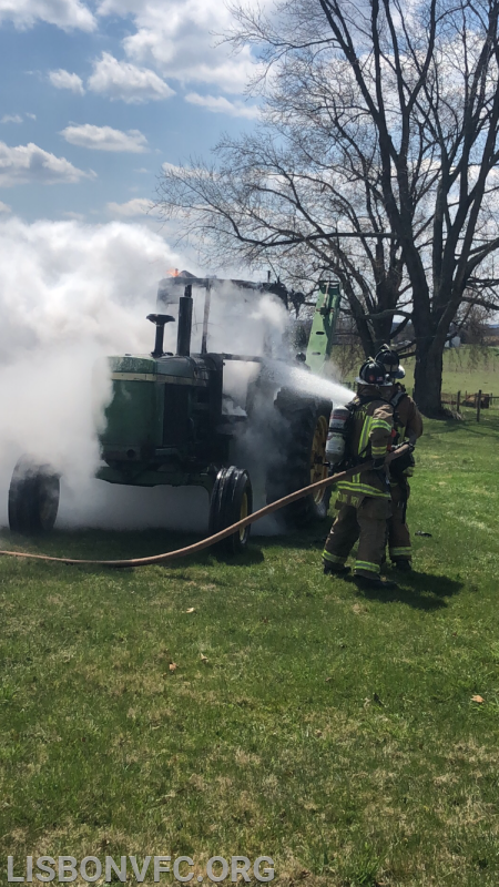 4/11/2018 Tractor Fire 1900 Block Gillis Falls Rd