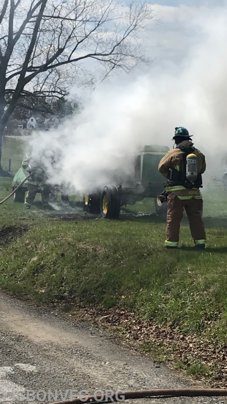 4/11/2018 Tractor Fire 1900 Block Gillis Falls Rd