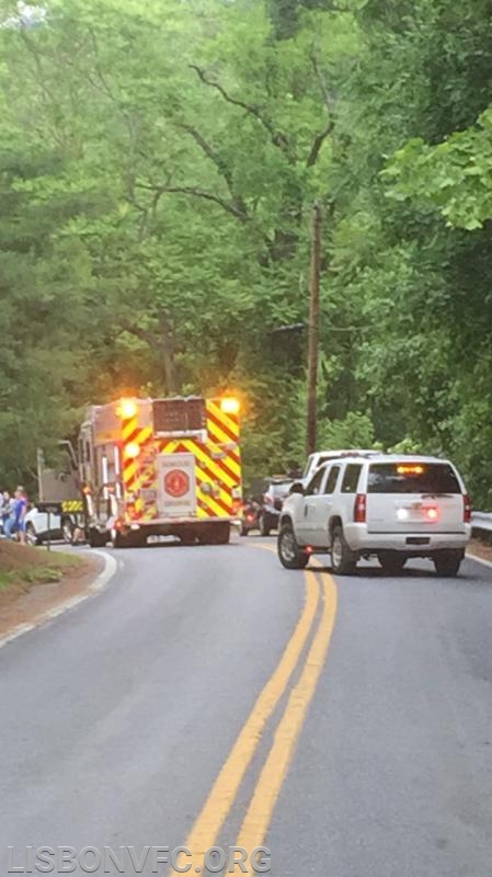 6/6/2018 MVC involving a Motorcycle on Watersville Rd near West Watersville Rd