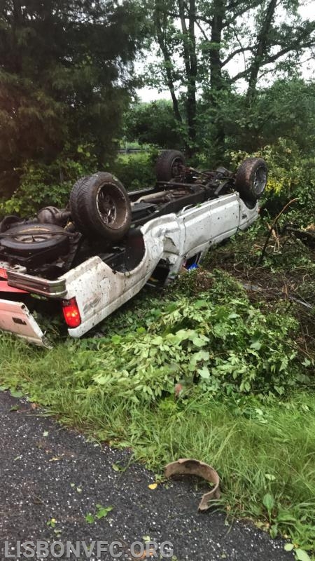 6/10/2018 MVC Rollover No Injuries Old Frederick Rd at Beetz Rd