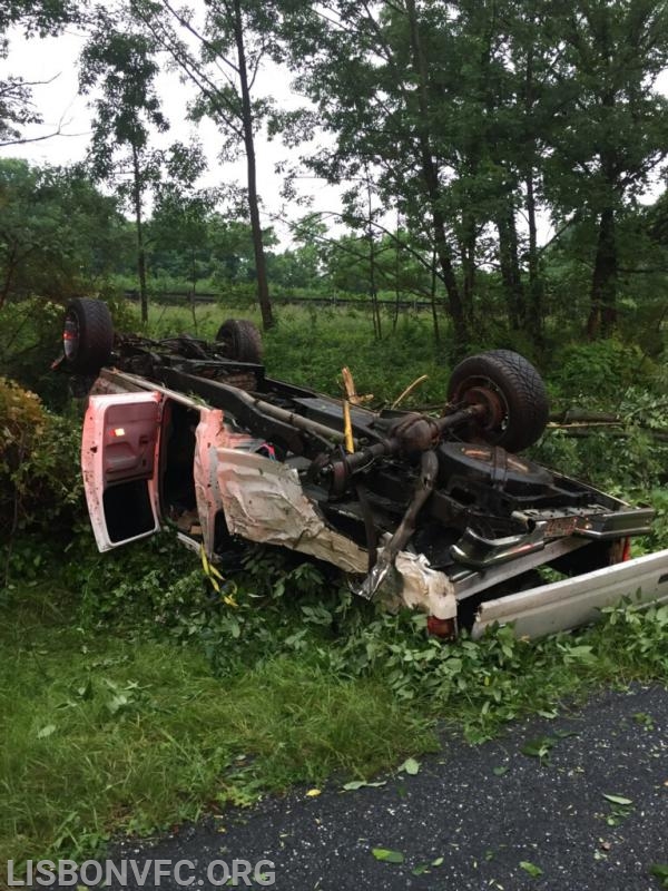 6/10/2018 MVC Rollover No Injuries Old Frederick Rd at Beetz Rd