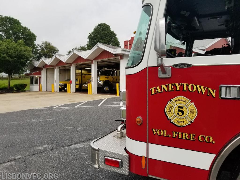 7/23/2018 Taneytown ET54 Covering Lisbon while RE4 covered Station 9 after LODD