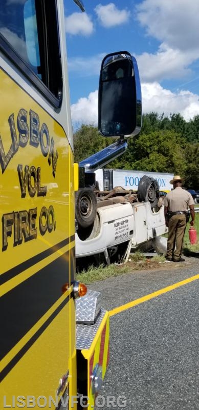 8/30/2018 MVC Rollover on I-70 near Morgan Station Rd