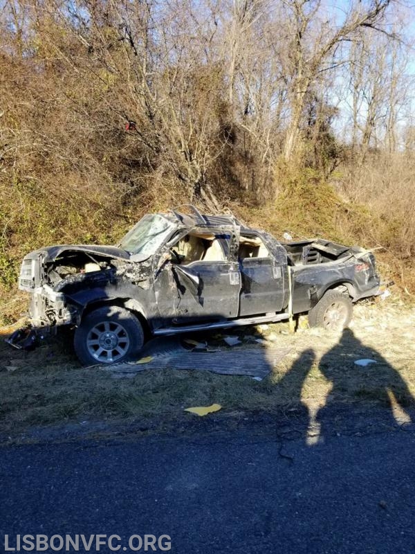 1/21/2019 MVC with Entrapment on I-70 WB at West Watersville Rd