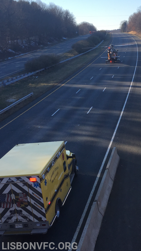 1/21/2019 MVC with Entrapment on I-70 WB at West Watersville Rd