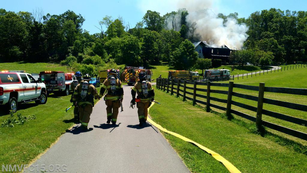 6/4/2019 2 Alarm House Fire 1500 Block of Old Annapolis Rd