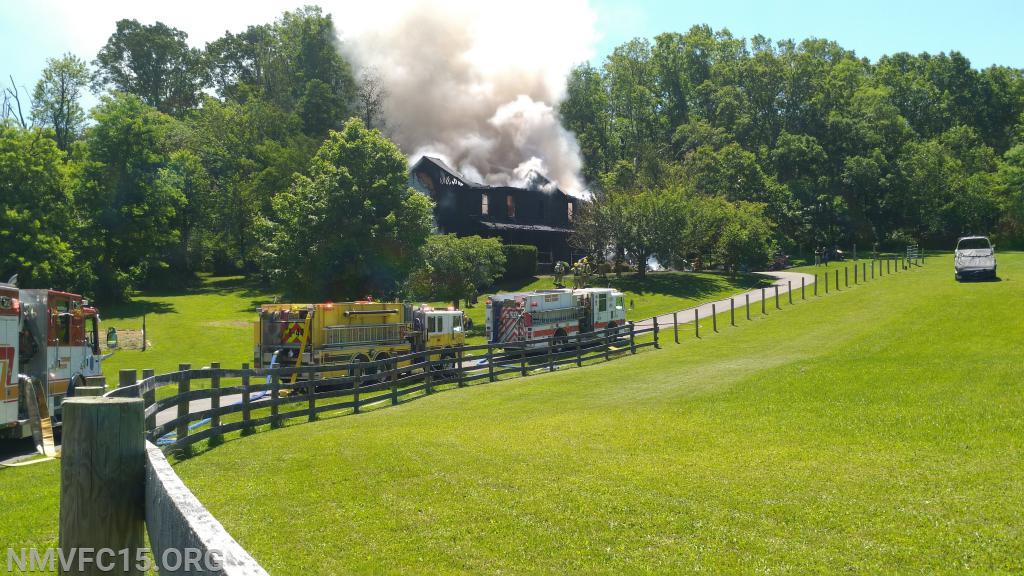 6/4/2019 2 Alarm House Fire 1500 Block of Old Annapolis Rd