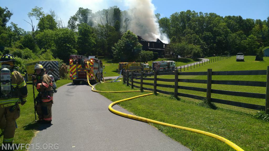 6/4/2019 2 Alarm House Fire 1500 Block of Old Annapolis Rd