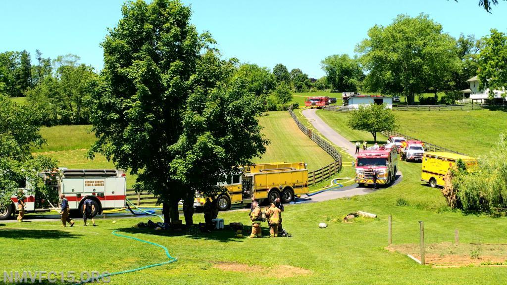 6/4/2019 2 Alarm House Fire 1500 Block of Old Annapolis Rd