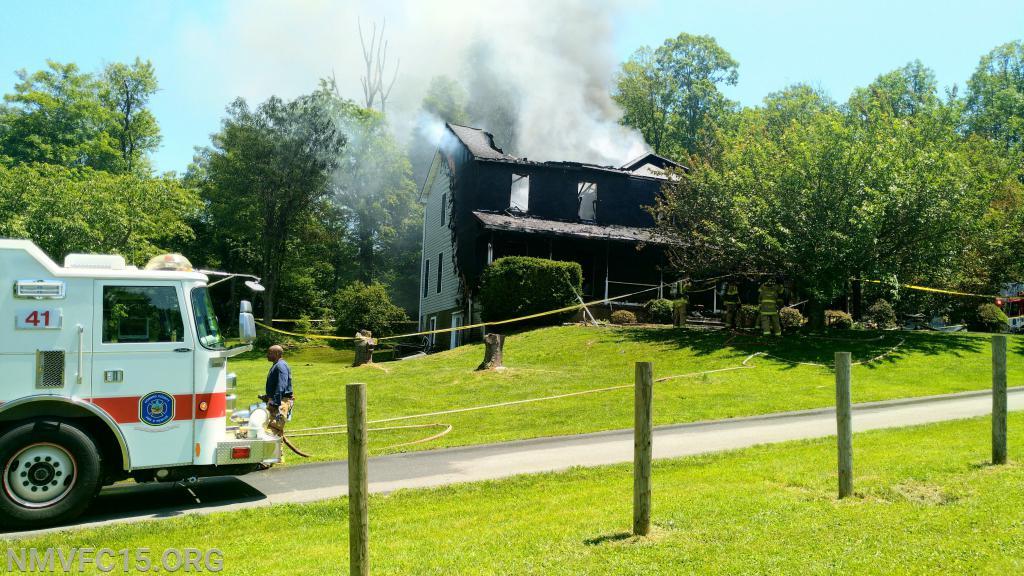 6/4/2019 2 Alarm House Fire 1500 Block of Old Annapolis Rd