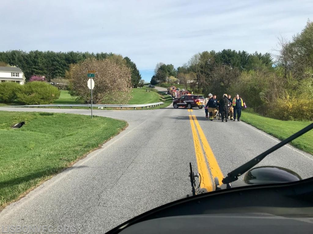 4/16/2019 MVC with Entrapment 3800 Block Mt. Airy Drive (The Shock Trauma Go Team responded to this incident)