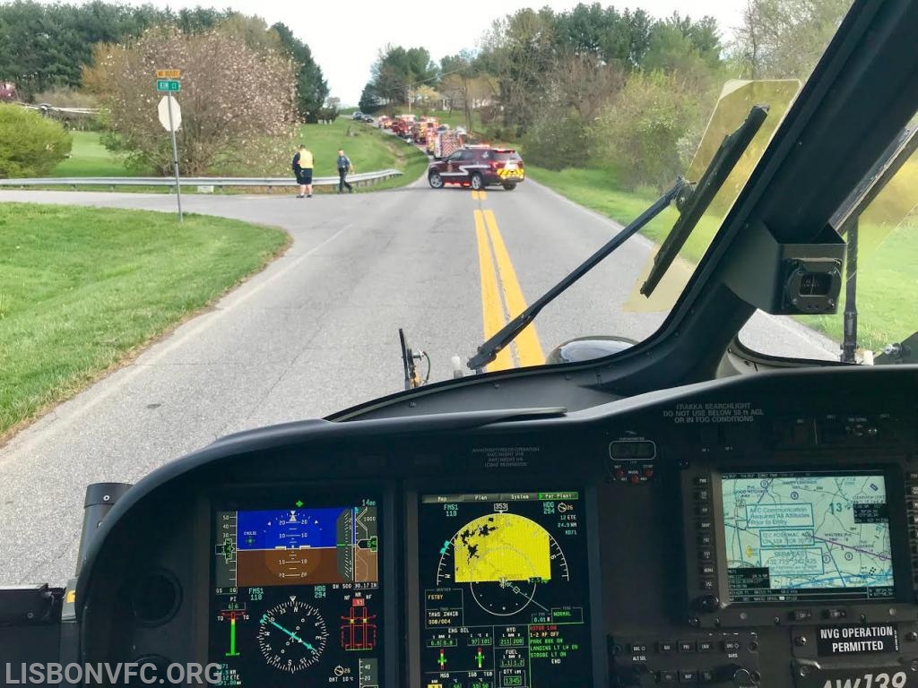 4/16/2019 MVC with Entrapment 3800 Block Mt. Airy Drive (View from inside one of the Helicopters)